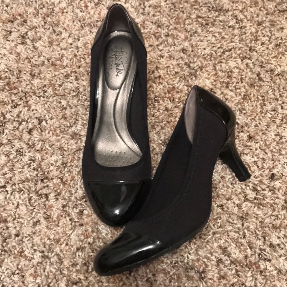Black heels